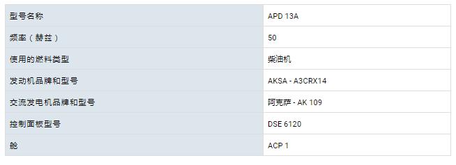 AKSA柴油發(fā)電機