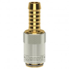 LUDECKE 帶直標準軟管倒鉤的接頭ESDM DN 6系列