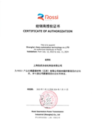 ROSSI項目授權書