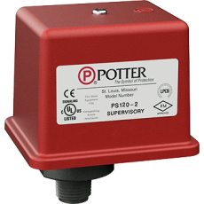 POTTER 超壓系統監控壓力開關PS120系列